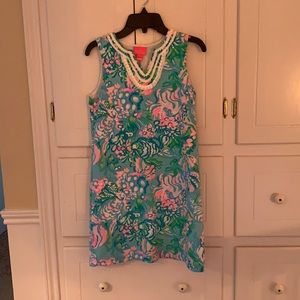 Girl’s Lilly Pulitzer sleeveless dress.